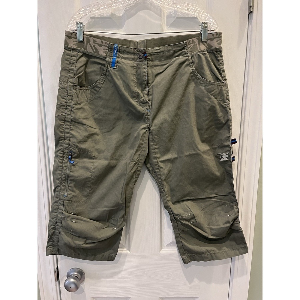 Simond Chamonix 3/4‎ Climbing Pants Mens M (US)/L (EUR) Green Oxylane
